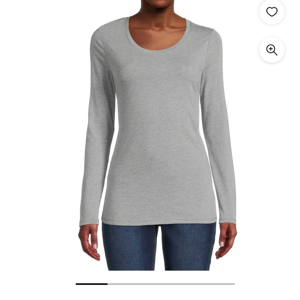Two grey long sleeve tops jr’s size xxxl